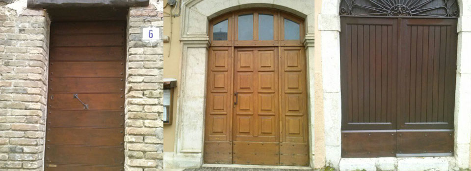 Porte e portoni in legno